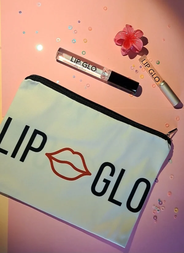 Vegan lip gloss and silicone lip brush birthday bundle